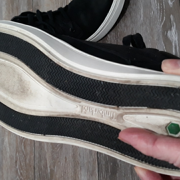 Timberland black canvas and suede rubber soled chukka boots. Size 9.5 - Picture 7 of 13